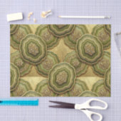 Luxe Decoupage | Olijfgroen + Gouden Agate Geode Tissuepapier (Craft)