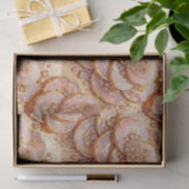 Luxe Decoupage | Roze Goud + Goud Agate Geode Tissuepapier (Geschenk)