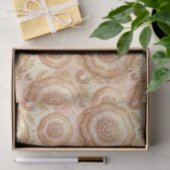 Luxe Decoupage | Roze Goud + Goud Agate Geode Tissuepapier (Geschenk)