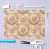 Luxe Decoupage | Roze Goud + Goud Agate Geode Tissuepapier (Craft)