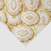Luxe Decoupage | Witte + Gouden Agate Geode Tissuepapier (Detail)