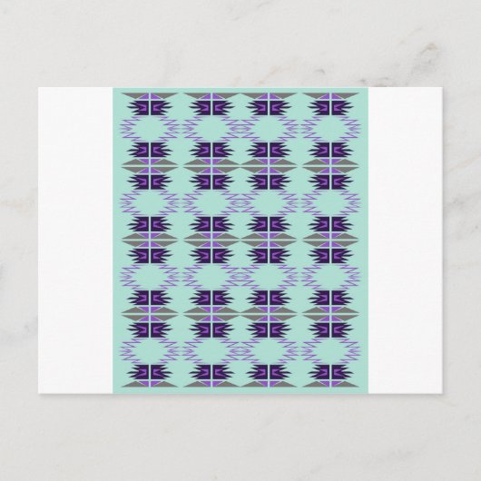 Luxe design aztecs, Mint Edition Briefkaart (Voorkant)