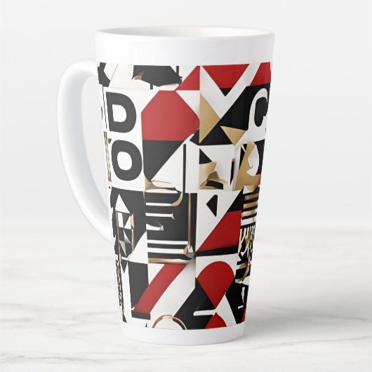 Luxe Design groot Latte Mok (Linkerhoek)