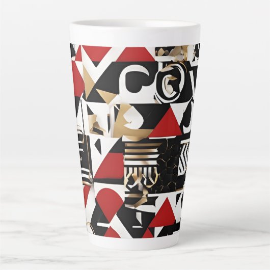 Luxe Design groot Latte Mok (Voorkant)