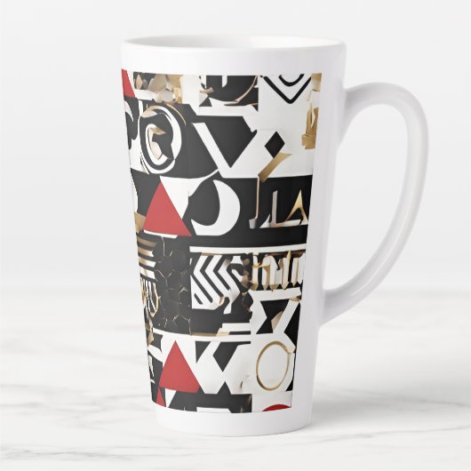 Luxe Design groot Latte Mok (Rechts)