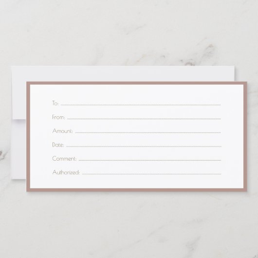 Luxe Design Lash Gift Certificaat Gouden Vleugels Bedankkaart (Achterkant)