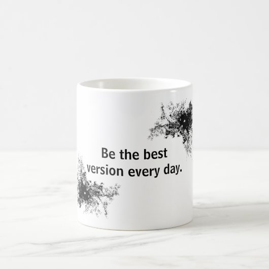 Luxe design, unieke woorden vol betekenis koffiemok (Center)