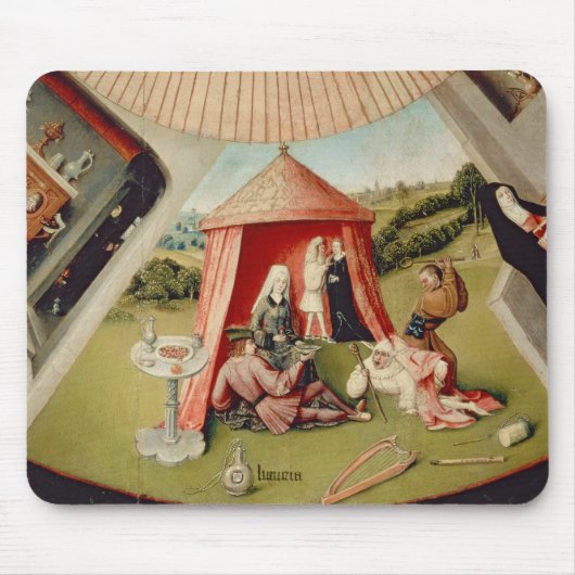 Luxe, detail uit de tabel van de zeven muismat (Voorkant)