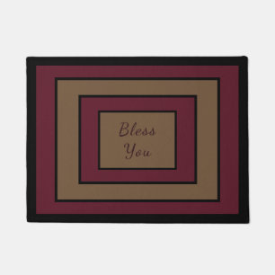 Luxe Deur Mat, God zegene U, New Home Cadeau D Deurmat