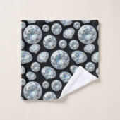 Luxe diamanten edelstenen handdoekenset bad handdoek (Wasdoekje)