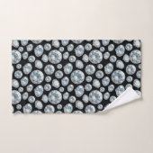 Luxe diamanten edelstenen handdoekenset bad handdoek (Handdoek)