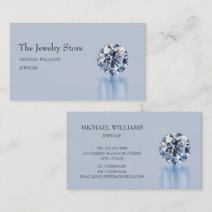 Luxe Diamanten Juwelier Sieradenwinkel Visitekaartje