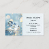Luxe diamanten juwelier winkel visitekaartje (Achterkant)