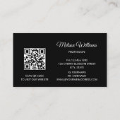 Luxe diamanten juwelier winkel visitekaartje (Achterkant)