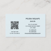 Luxe diamanten juwelier winkel visitekaartje (Achterkant)