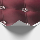 Luxe diamanttufted Bourgogne inpakpapier (Hoek)