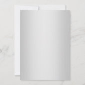 Luxe Diamond Love Dove Wedding Kaart (Achterkant)