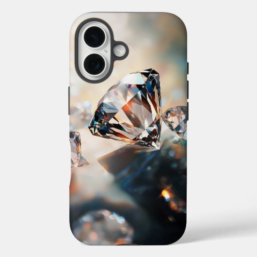 Luxe Diamond Stones telefoonhoesje Case-Mate iPhone Case (Achterkant)