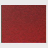 Luxe dieprood cadeaupapier (Vlak)