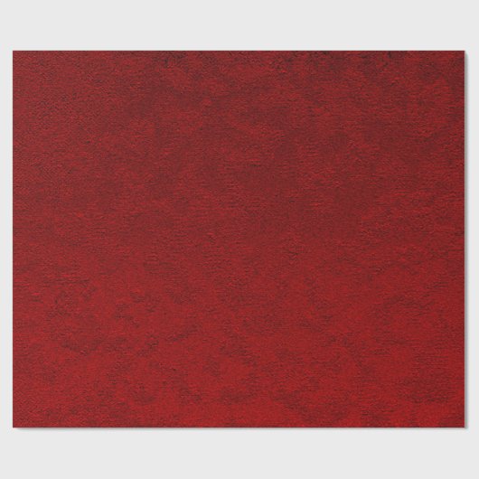 Luxe dieprood cadeaupapier (Vlak)