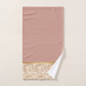 LUXE DIERAFDRUKDUSTY PINK BATHROOM TOWEL SET BAD HANDDOEK (Handdoek)