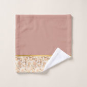 LUXE DIERAFDRUKDUSTY PINK BATHROOM TOWEL SET BAD HANDDOEK (Wasdoekje)