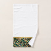 LUXE DIERLIJKE AFDRUKWIT MET GROENE BATHROOM TOWEL BAD HANDDOEK (Handdoek)