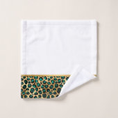 LUXE DIERLIJKE AFDRUKWIT MET GROENE BATHROOM TOWEL BAD HANDDOEK (Wasdoekje)