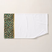 LUXE DIERLIJKE AFDRUKWIT MET GROENE BATHROOM TOWEL BAD HANDDOEK (Handdoek)