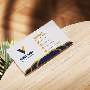 Luxe donkere kleur visitekaartje