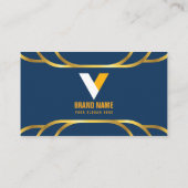 Luxe donkere kleur visitekaartje (Achterkant)