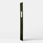 Luxe donkere krokodil huidtextuur. Case-Mate iPhone case (Achterkant / Rechts)