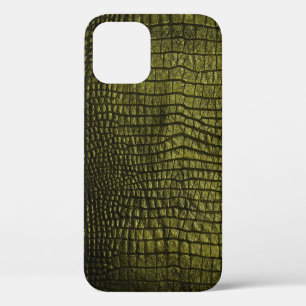 Luxe donkere krokodil huidtextuur. Case-Mate iPhone case