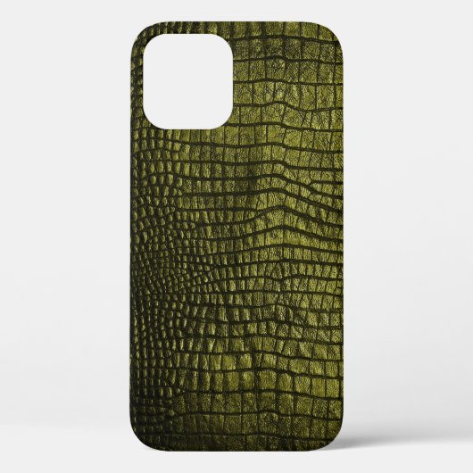 Luxe donkere krokodil huidtextuur. Case-Mate iPhone case (Achterkant)