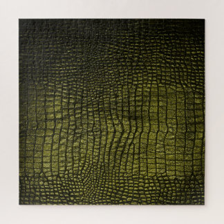 Luxe donkere krokodil huidtextuur. legpuzzel