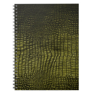 Luxe donkere krokodil huidtextuur. notitieboek