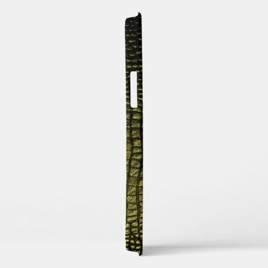 Luxe, donkere krokodiltextuur Case-Mate iPhone case (Achterkant / Rechts)