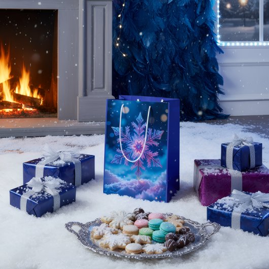 Luxe donkere sneeuwvlok cadeautas