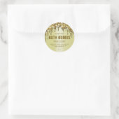 Luxe Dripping Gold Glitter Bath Bomb Labels (Tas)