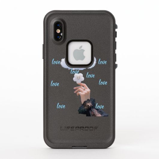 Luxe Dromerige Wolk iPhone Hoesje (Achterkant)