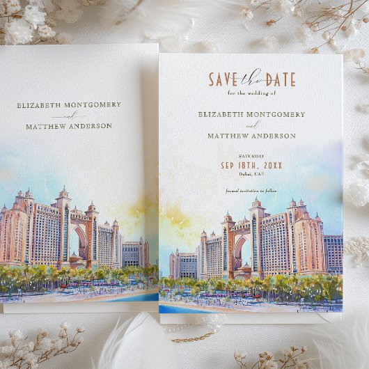 Luxe Dubai Atlantis The Palm Reserveer de Datum Kaart