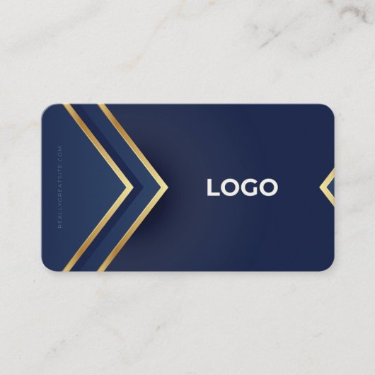 Luxe dubbelzijdig visitekaartje (Voorkant)