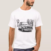 Luxe Duitse auto's T-shirt (Voorkant)