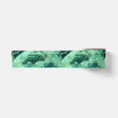 Luxe Edelsteen Marmer Groen Glitter Agaat Satijnen Lint (Voorkant)