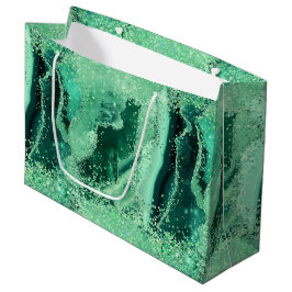 Luxe Edelsteen Marmer Groen Glitters Agaat Groot Cadeauzakje