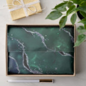 Luxe Edelsteen Smaragd Glitter Agaat Tissuepapier (Geschenk)