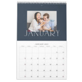 Luxe, EDITABLE KLOR Photo Calendar Kalender (Jan 2027)