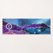 Luxe Eenhoorn Zilveren Agate Yoga Mat (Voorkant (horizontaal))