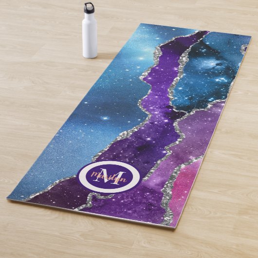 Luxe Eenhoorn Zilveren Agate Yoga Mat (In situ)