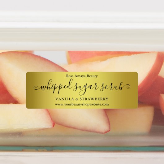 Luxe eenvoudige Gold-gradiënt Labels (Aangebracht)